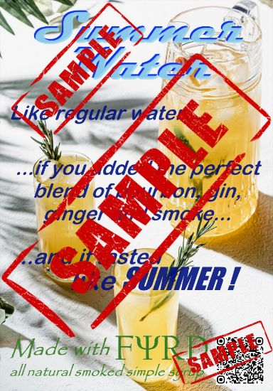 Picture of FYRD Simple Summer Water Table Tent (Qty. 20)